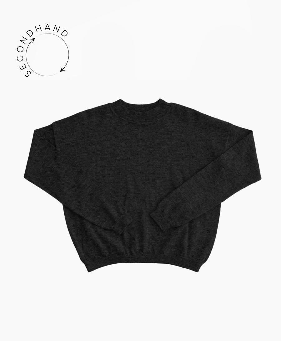Strickpullover ARVO Sweater (schwarz) - Secondhand - JUNGLE FOLK - clomes