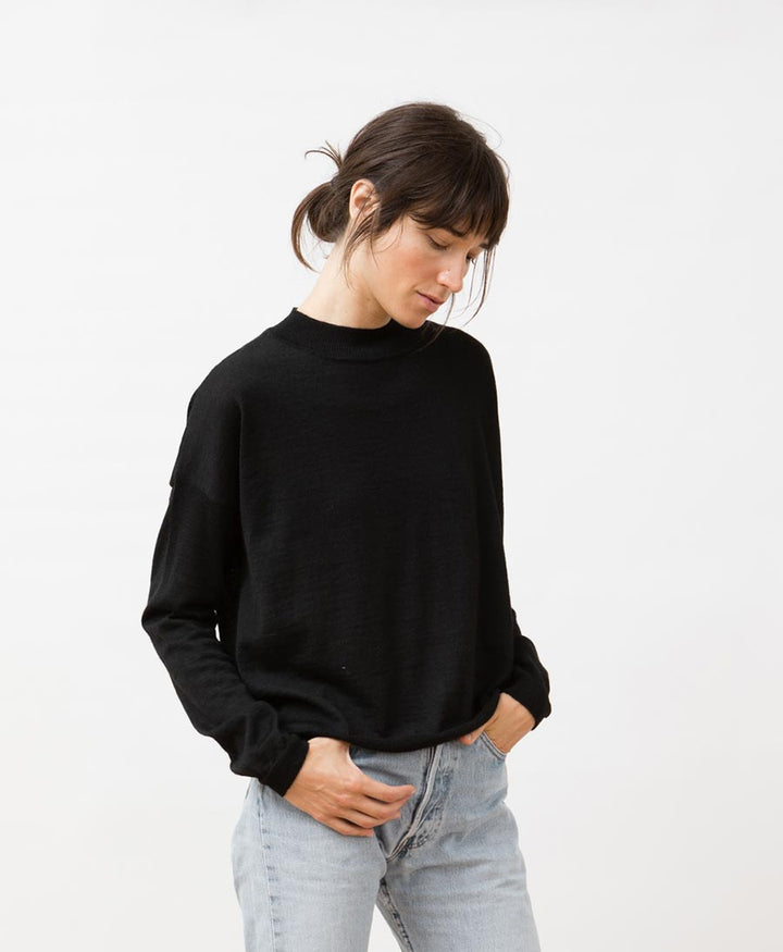 Strickpullover ARVO Sweater (schwarz) - Secondhand - JUNGLE FOLK - clomes