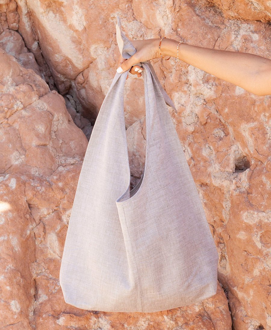 Tasche LATIFA Leinen - Grau - YOOMEE - clomes