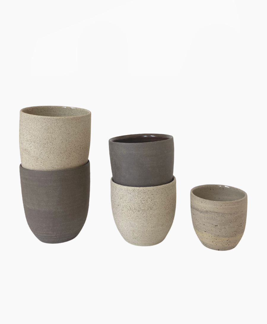 Espressotasse - Keramik - marmoriert (recycelt)