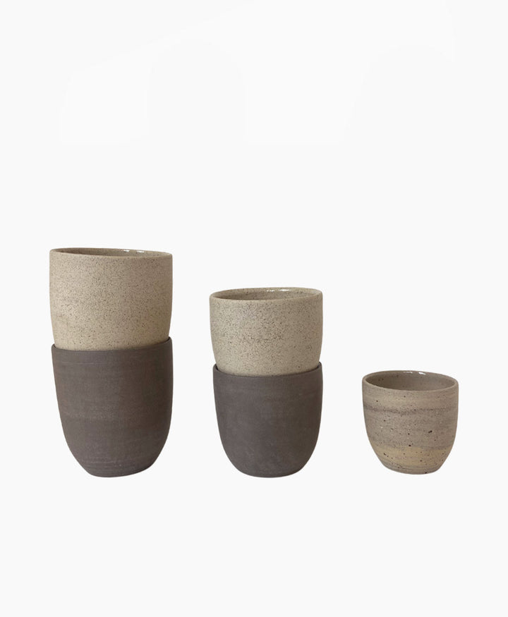 Espressotasse - Keramik - marmoriert (recycelt)