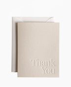 Karte Thank you Jaymes Paper  in Grau