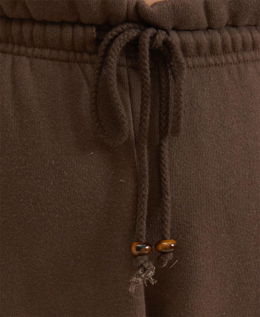 Trainerhose Vintage Fleece Sweatpant - Dunkelbraun - DONNI. - clomes