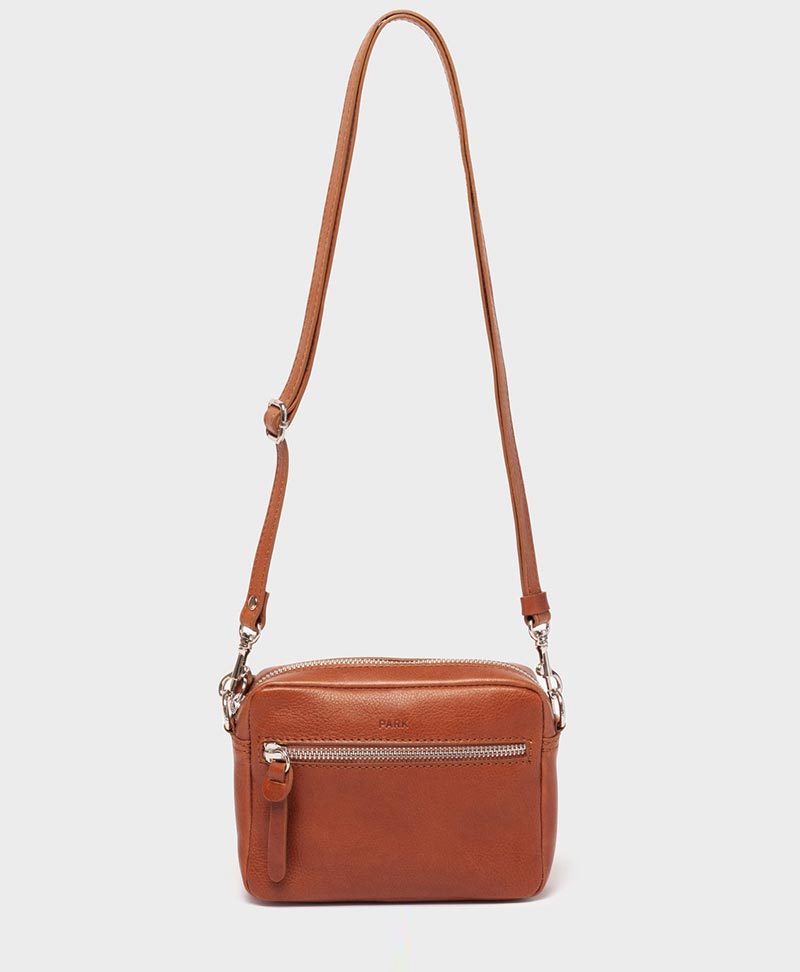 Umhängetasche Mini Crossbody Bag braun - PARK - clomes