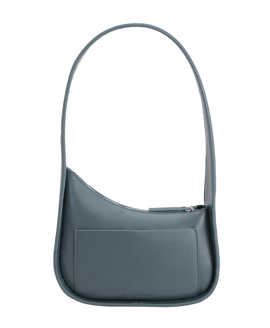 Schultertasche WILLOW aus veganem Leder - Slate