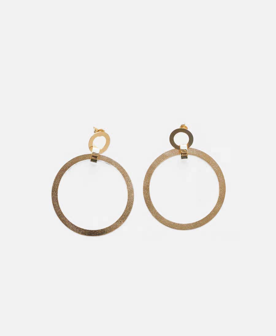 Vergoldete Ohrringe Double Hoop von V Design Lab - Secondhand - V Design Lab - clomes