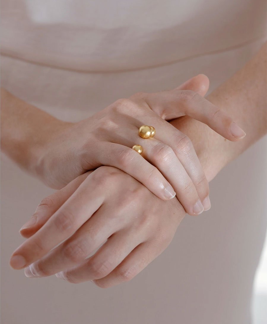 Vergoldeter Fingerring "Opia" von BAIUSHKI - Secondhand - BAIUSHKI - clomes