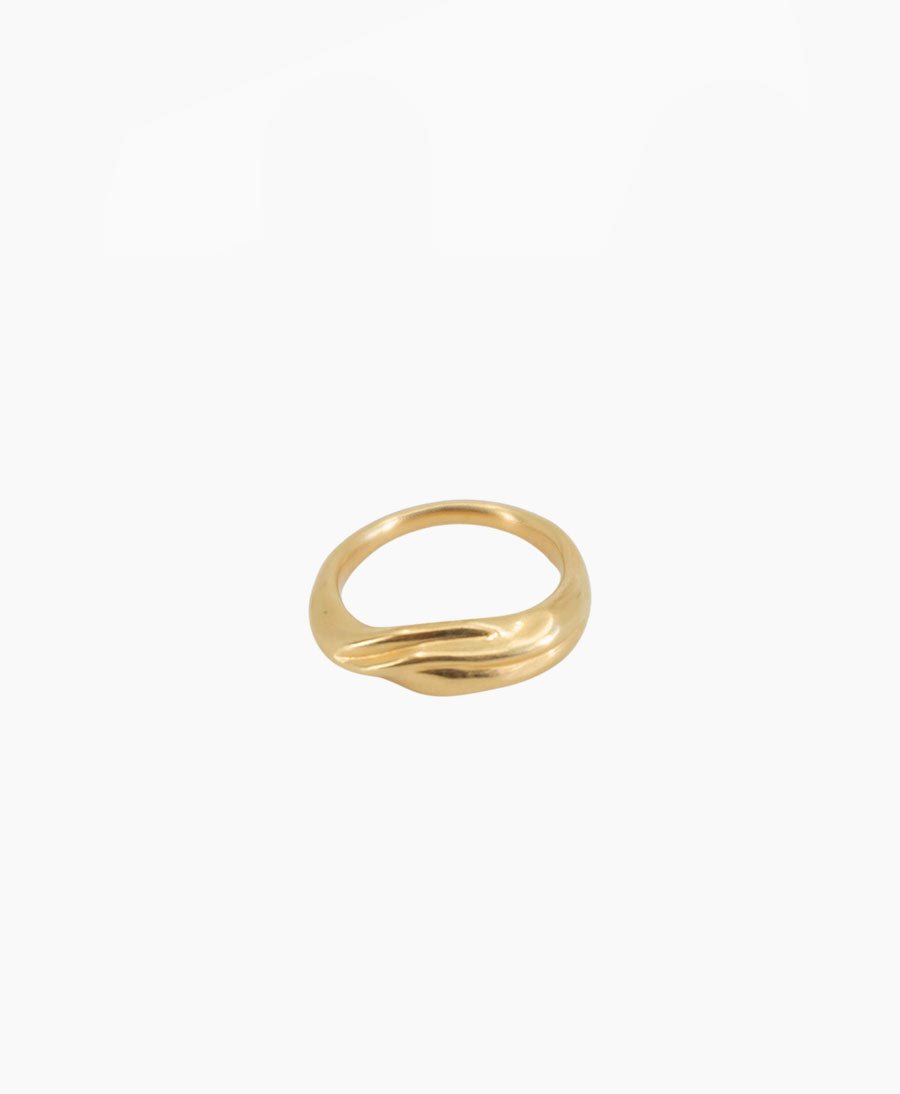 Vergoldeter Fingerring "Yerera small" von BAIUSHKI - Secondhand - BAIUSHKI - clomes