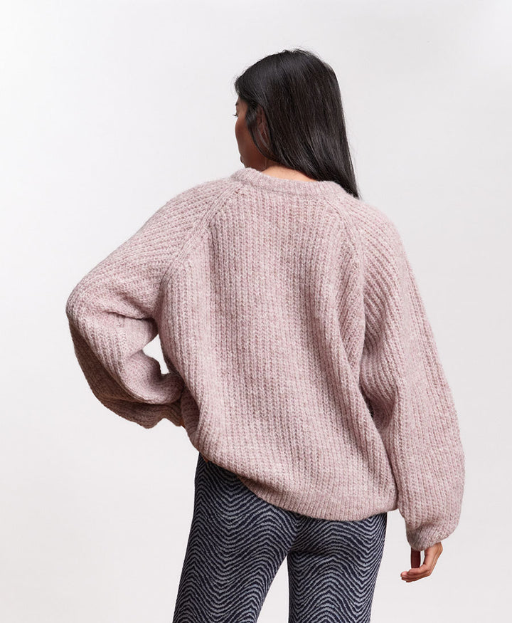 Leichter Strickpullover VICO - Lavendel