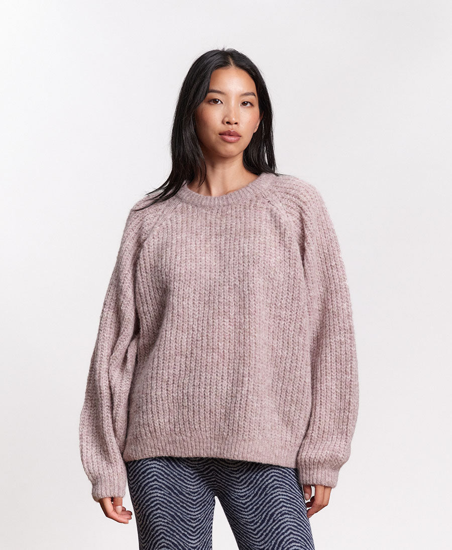 Leichter Strickpullover VICO - Lavendel