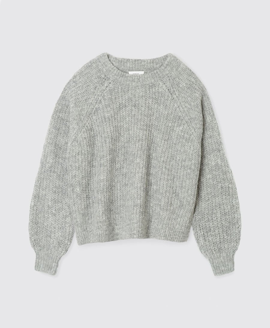 Leichter Strickpullover VICO - Hellgrau