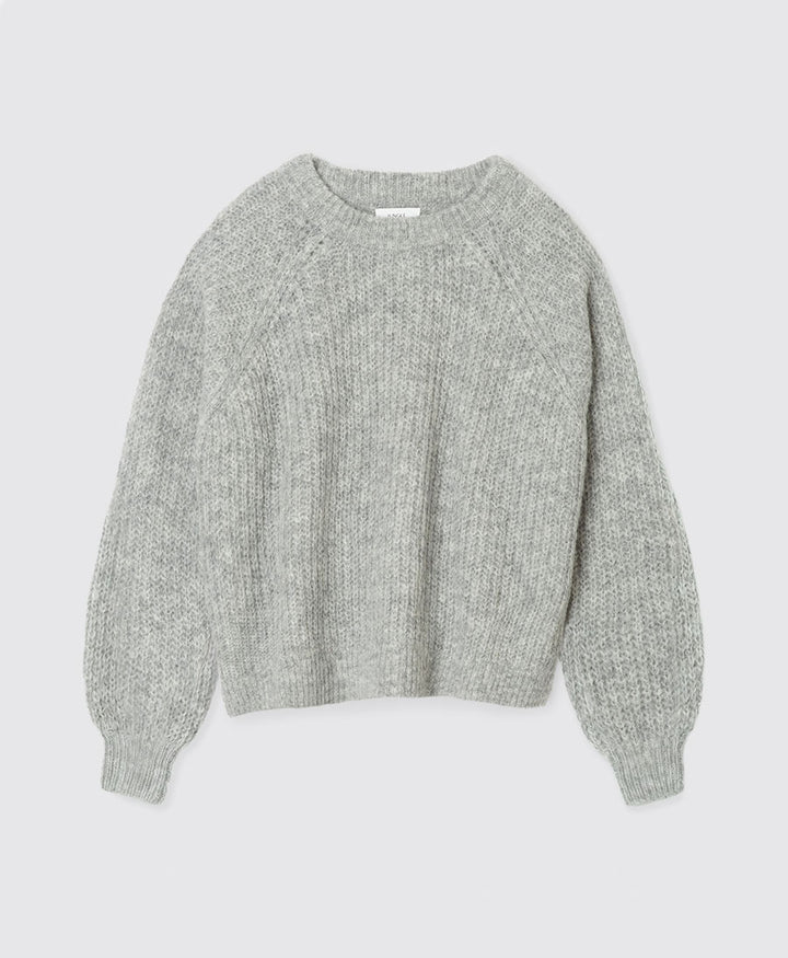 Leichter Strickpullover VICO - Hellgrau