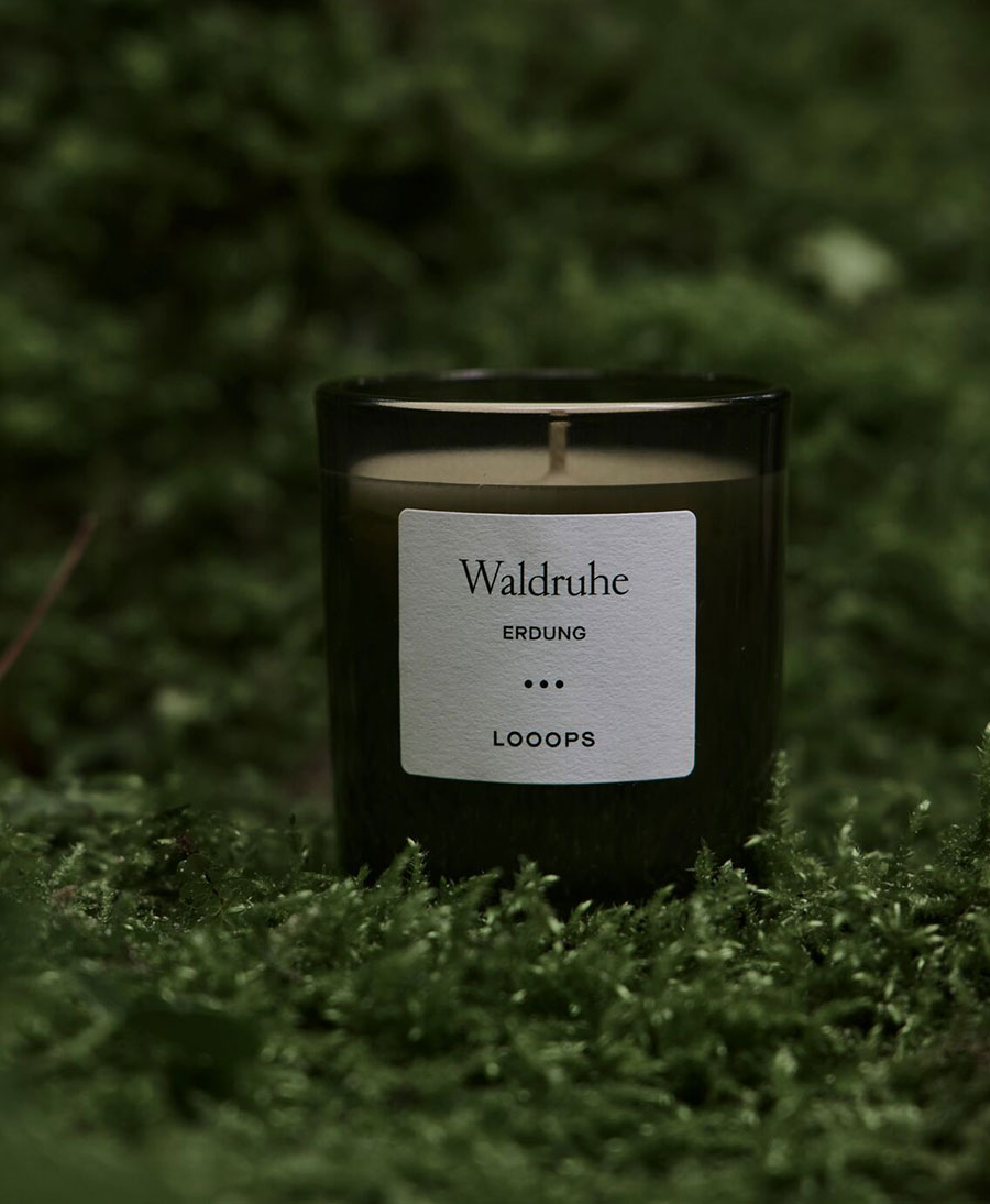 Duftkerze "Waldruhe" - 100% natürlich - 250g