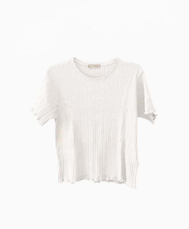 T-Shirt Dawn aus Bio-Baumwolle - Weiss