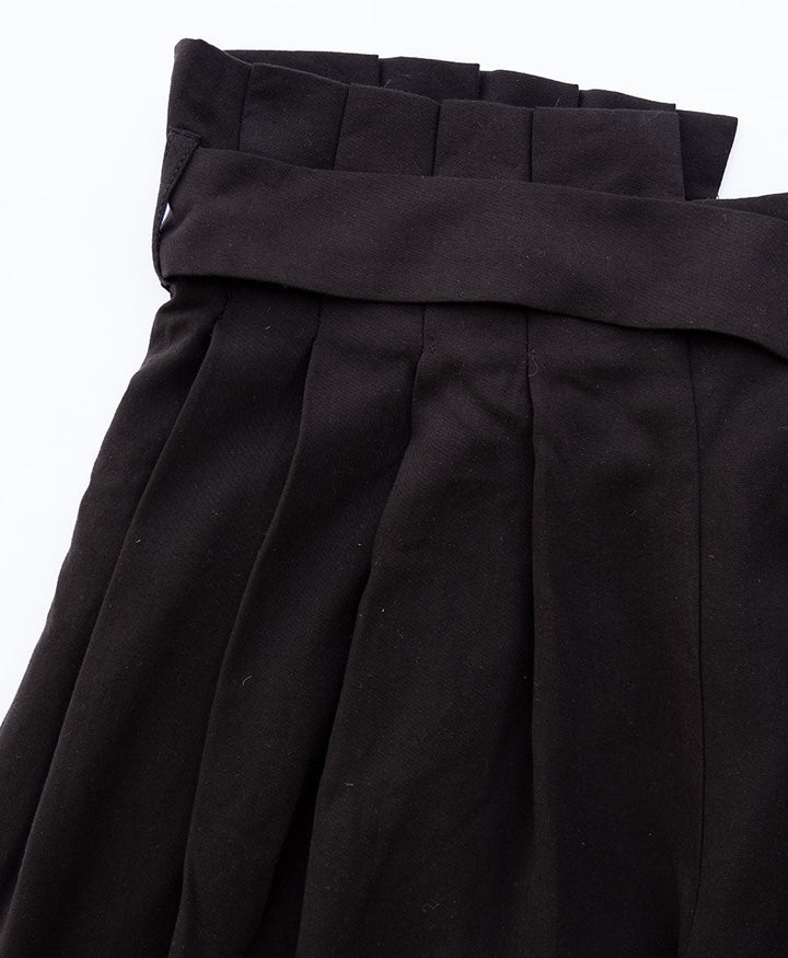 Weite Hose mit Plissee Detail - Secondhand - COSSAC - clomes