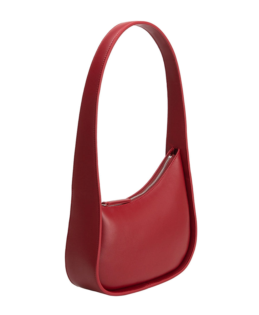 Schultertasche WILLOW aus veganem Leder - Rot