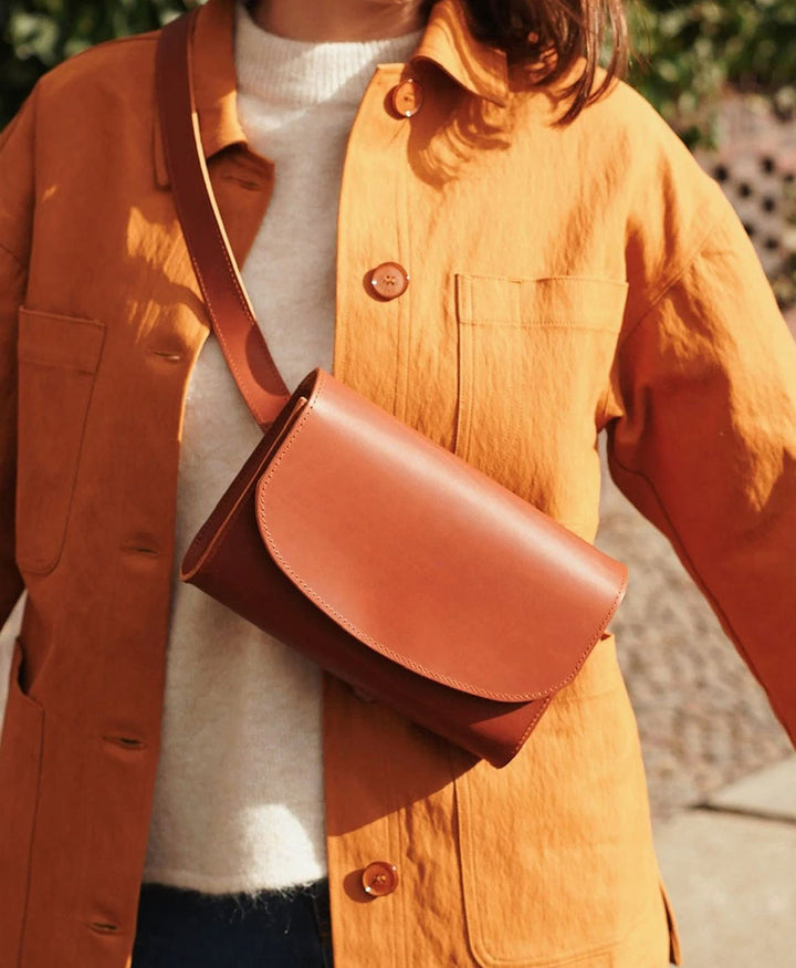 Paris Bag Bauchtasche aus Leder - Marron