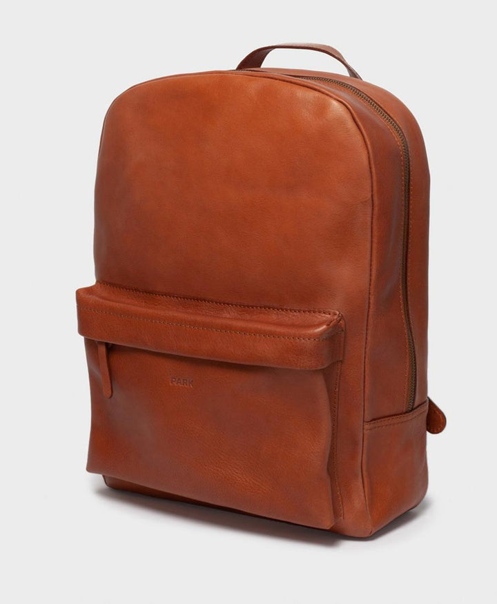 Lederrucksack - Braun