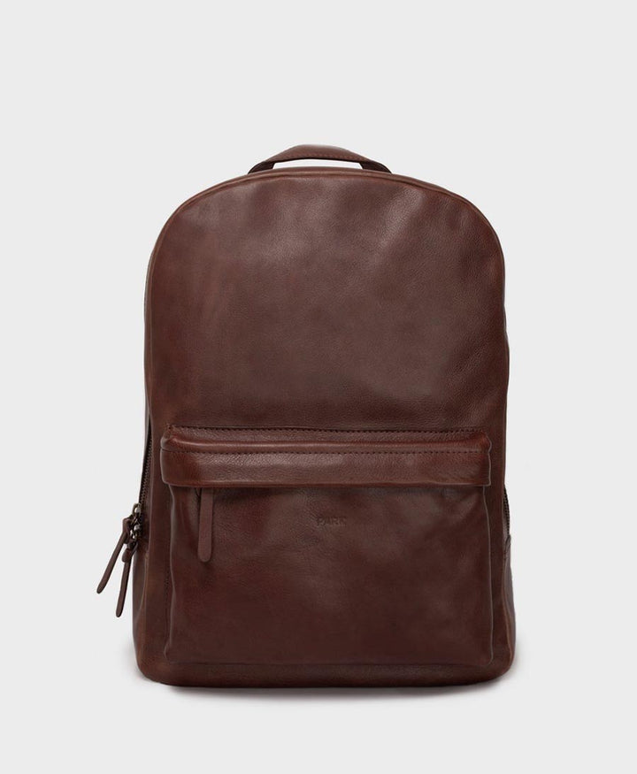 Lederrucksack - Dunkelbraun